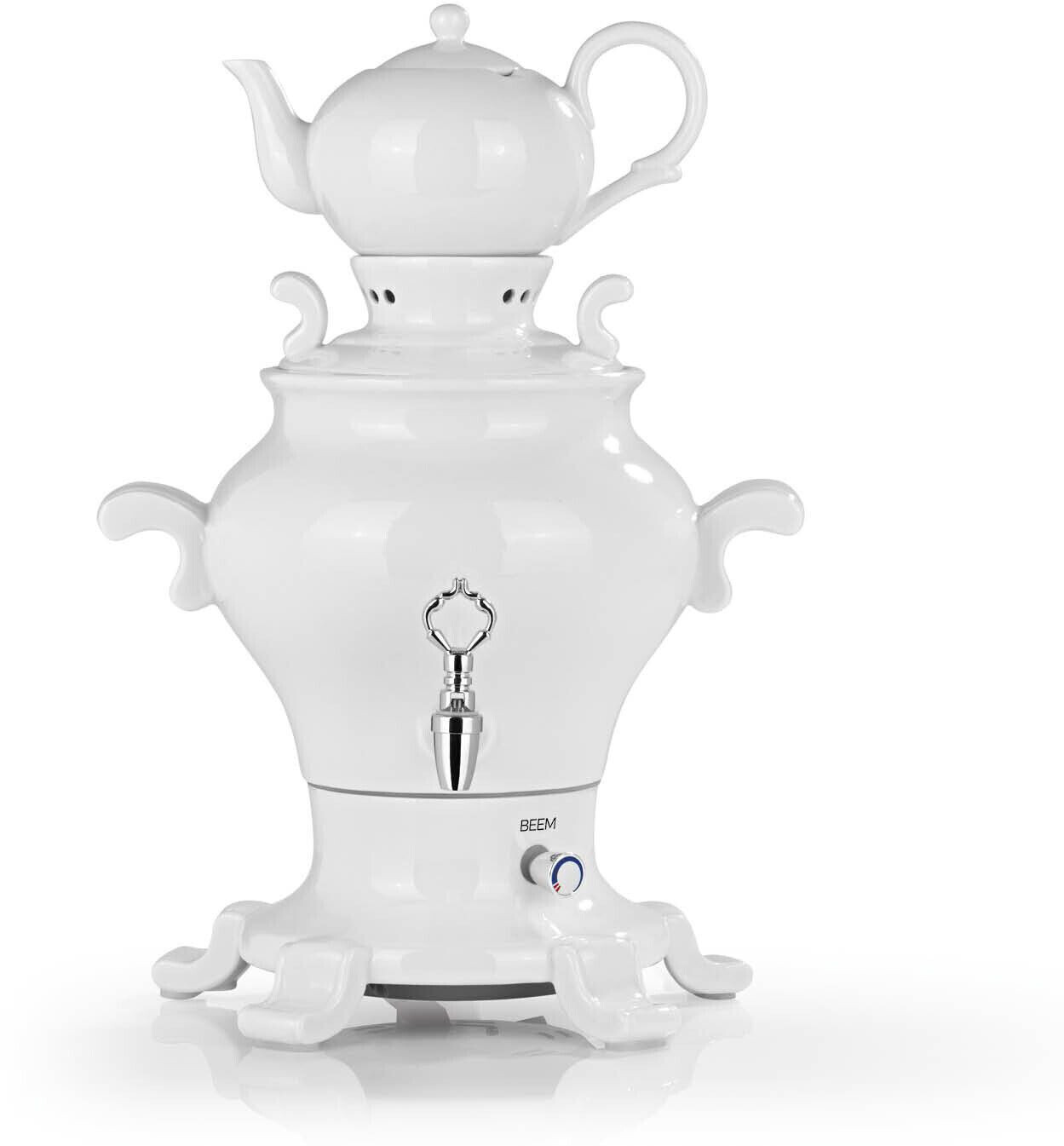 سماور برقی چینی بیم آلمان مدل Beem Samowar  Odette Blanc - ظرفیت 5 لیتر - ایده آل برای استفاده روزمره و مهمانی ها